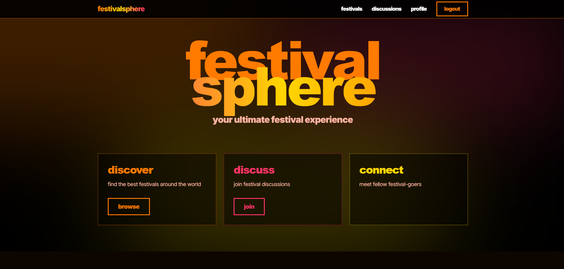 FestivalSphere Screenshot 3